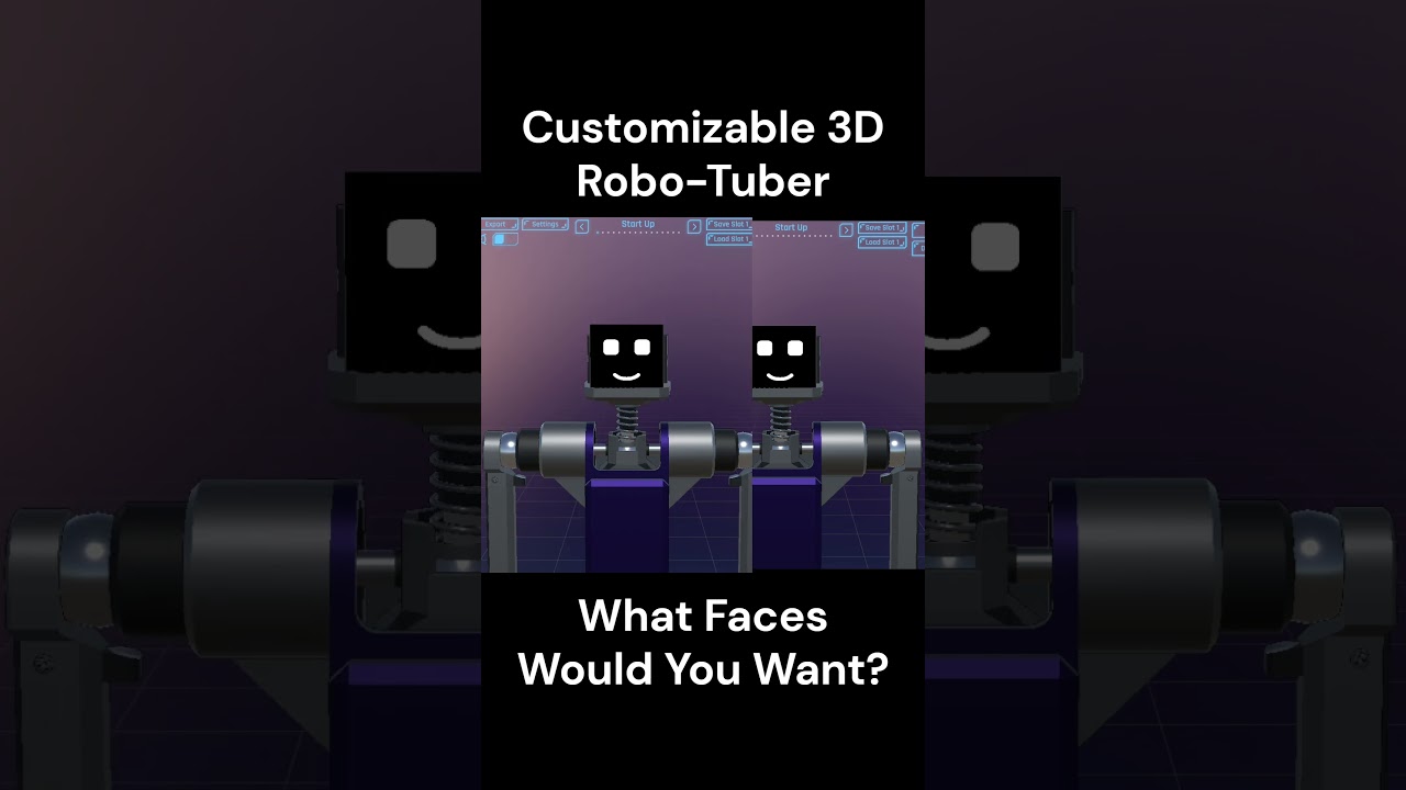 Coming Soon: Build-a-Bot 3D VTuber! #vtuberassets #robot #3dvtuber