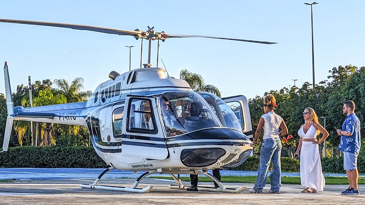 BELL 206 START-UP & TAKEOFF | LANDING & SHUTDOWN