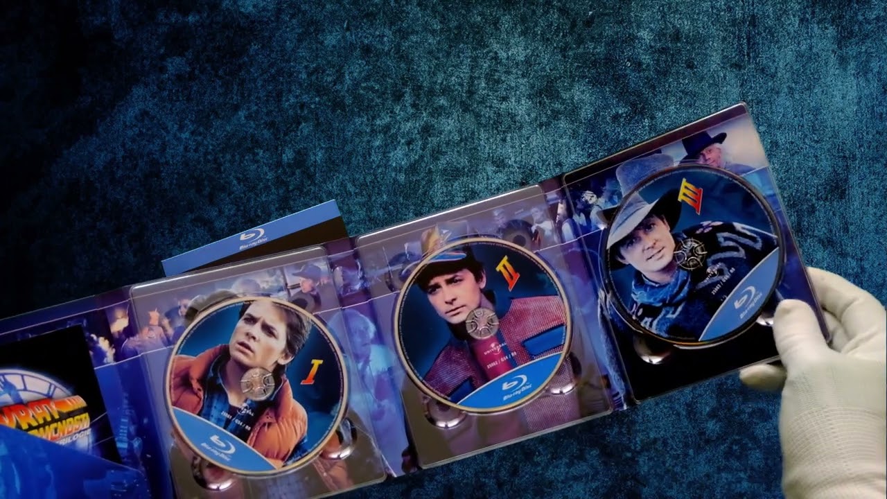 NÁVRAT DO BUDÚCNOSTI (Back to the Future) - trilógia BLU-RAY UNBOXING SK/CZ