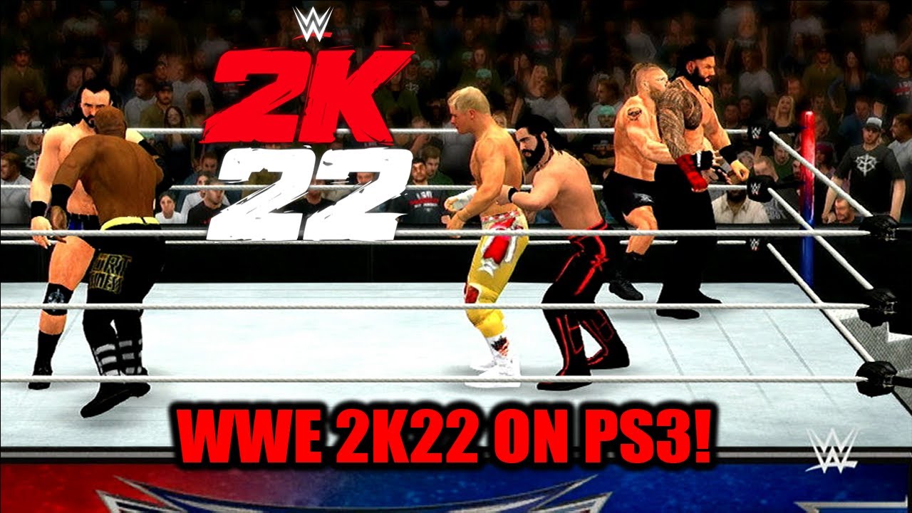 WWE 2K22 PS3 Gameplay!
