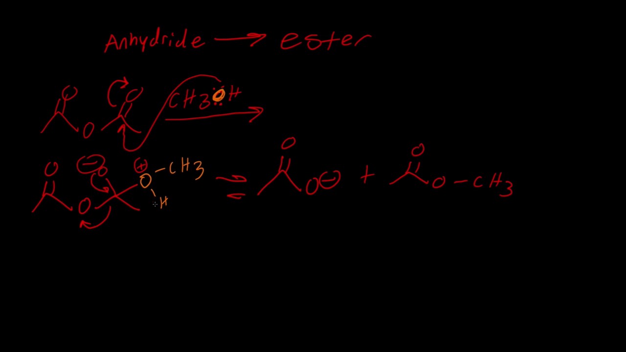Anhydrides to Esters
