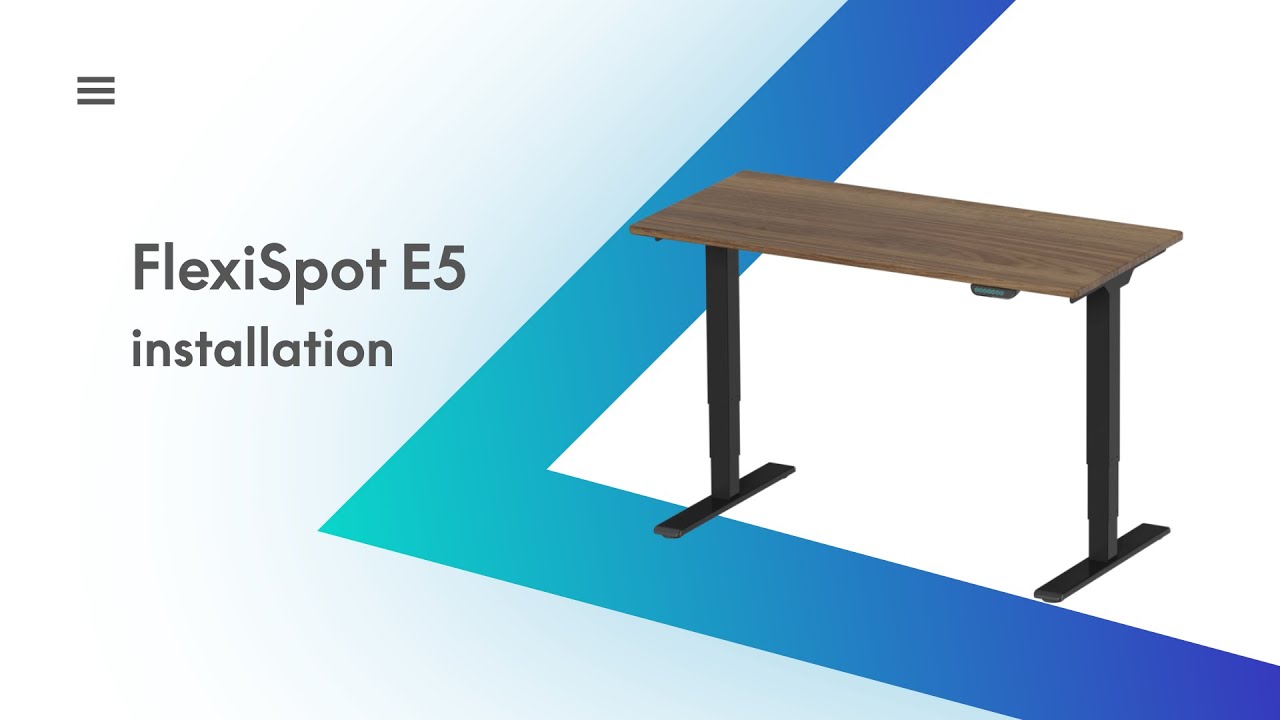 Standing Desk E5 Installation Guide