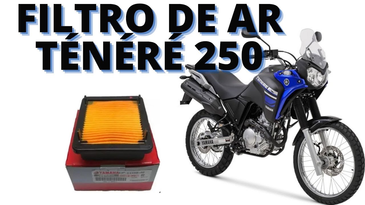 Trocando Filtro de Ar Yamaha Ténéré 250