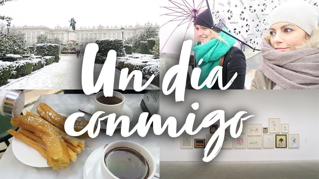 UN DÍA JUNTAS VLOG - NIEVE EN MADRID, TAPAS Y ARTE