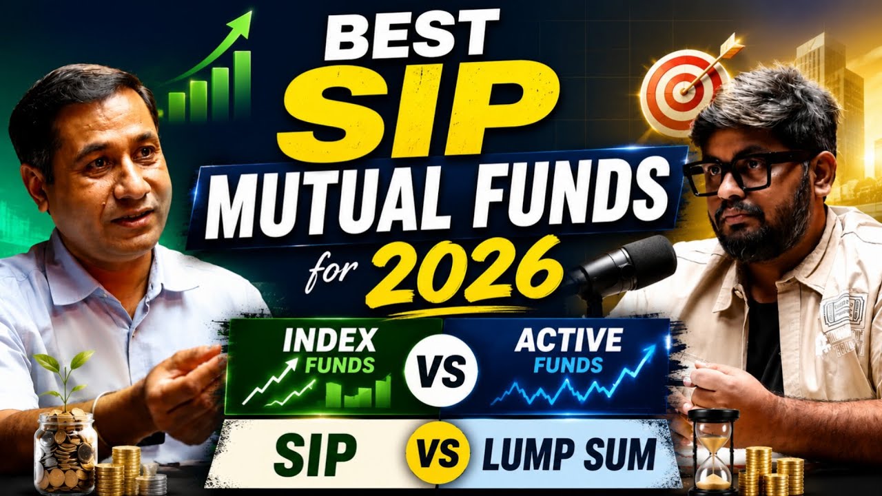 Best SIP Mutual Funds for 2026 | Index vs Active Funds | SIP vs Lump Sum | Gajendra Kothari 🔥