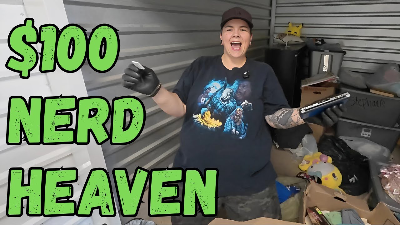 We Bought a Storage Unit For $100 & It Was FULL Of Our Favorite Things!