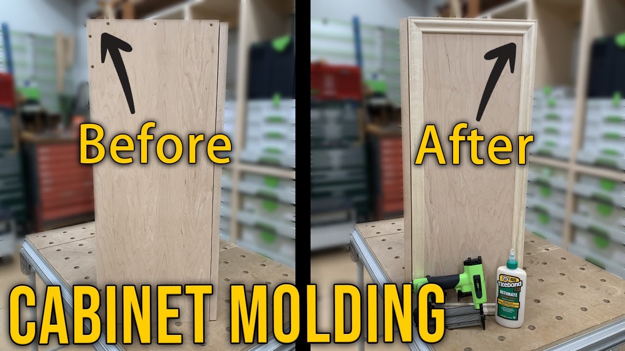 Cabinet Upgrade: End Cabinet Molding