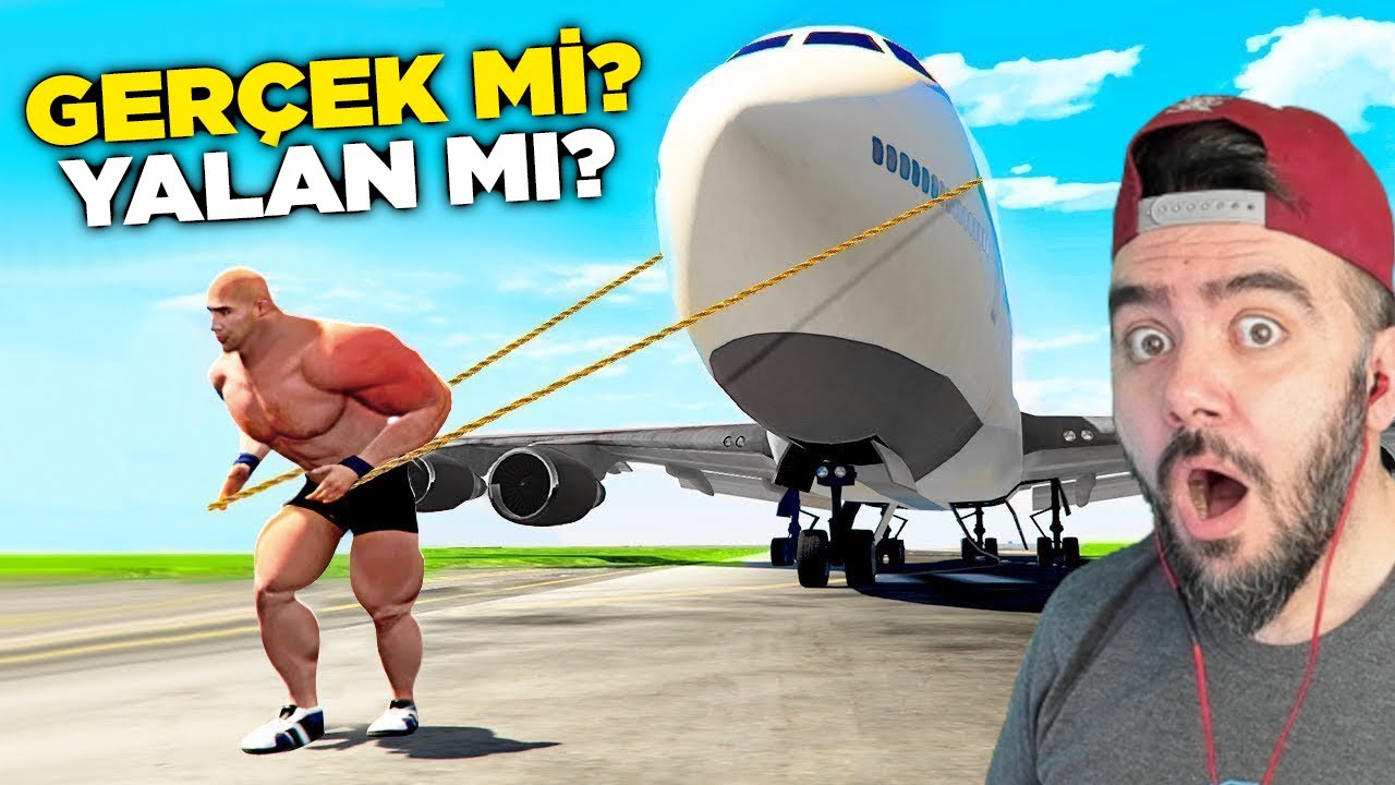 HALAT ILE UÇAK ÇEKEBILIRMIYIZ? GERÇEKMI YOKSA YALANMI ? GTA 5 MODS