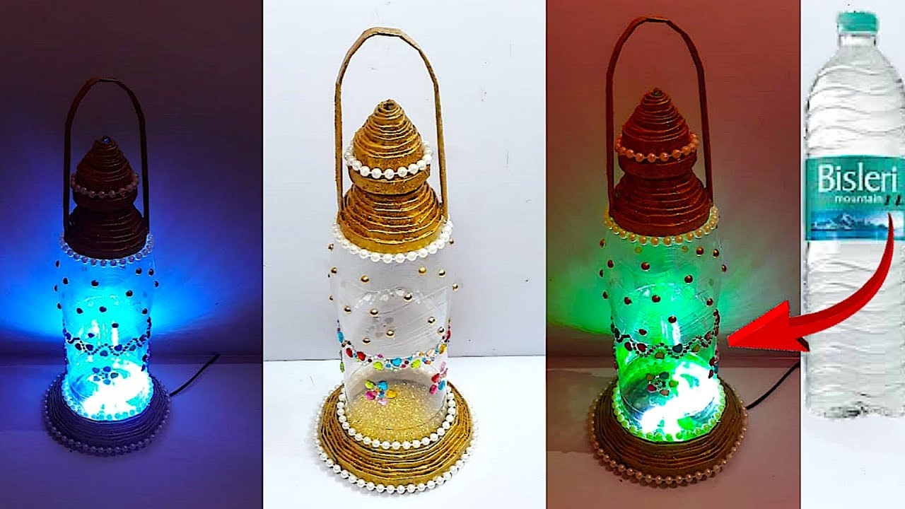 DIY -New Design Lantern/Tealight Holder from Waste plastic bottle | DIY Home Decorations Idea