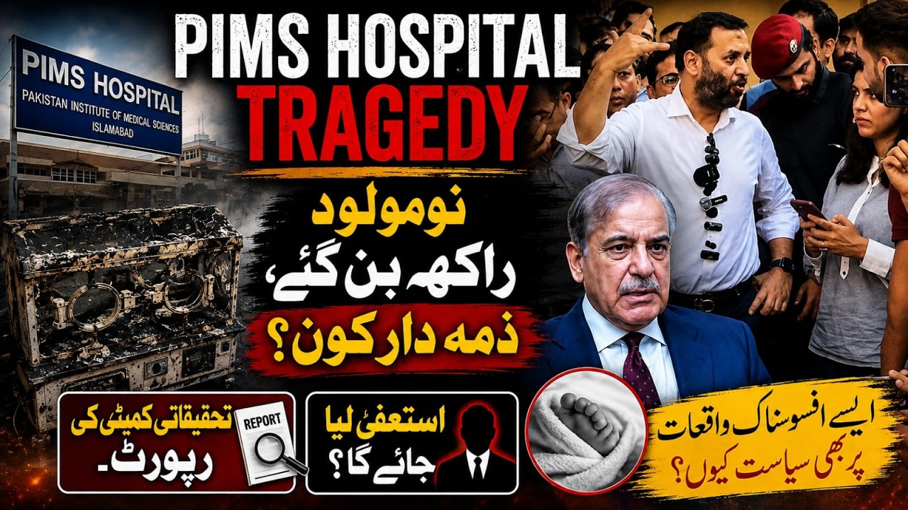 14 newborn babies burnt to Ashes in PIMS hospital & Arrogance of Health Minister Mustafa Kamal