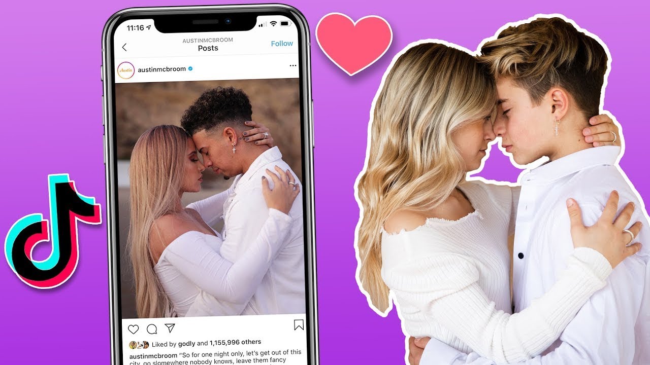 Recreating VIRAL TikTok Couple PHOTOS w/ Coco Quinn **KISS CHALLENGE**💋| Gavin Magnus