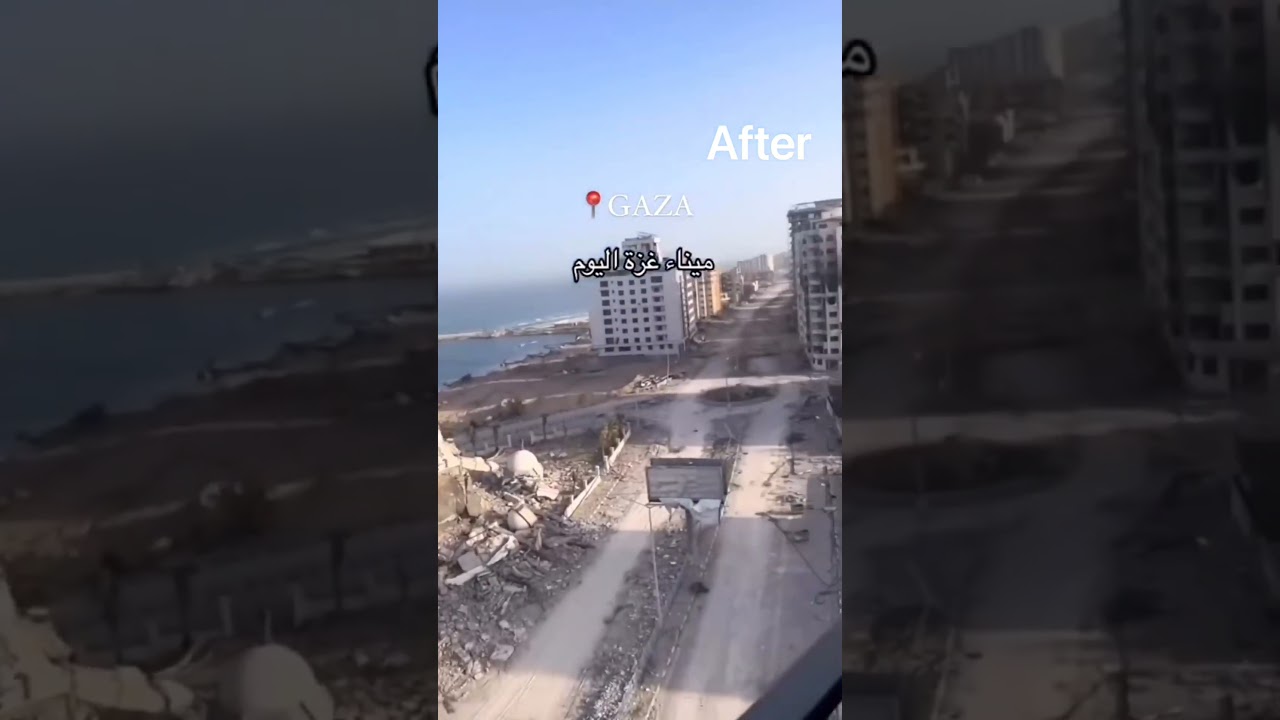 Gaza Before and After #palestine #israel