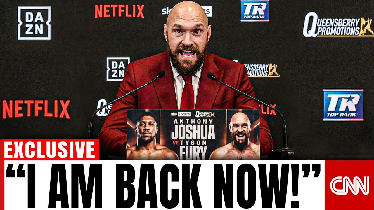 BREAKING: Tyson Fury Comes Out of Retirement and Confirms Mega Fight With Anthony Joshua!