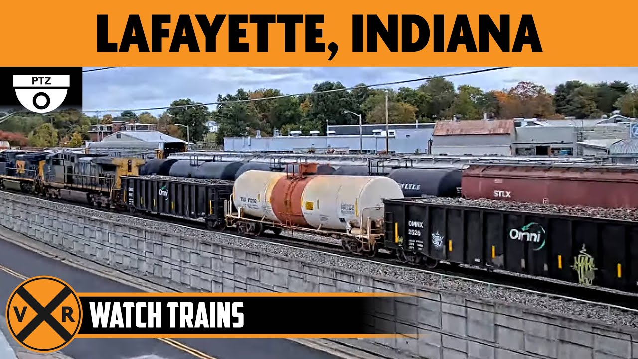 Lafayette, Indiana, USA | LIVE Train Camera (PTZ)