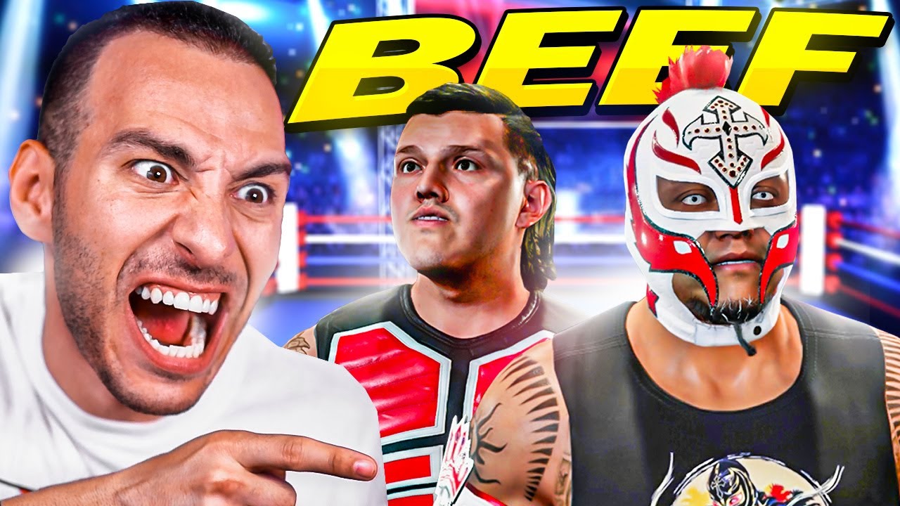 ΠΛΑΚΩΣΑ ΤΟΝ REY MYSTERIO ΚΑΙ ΤΟΝ ΓΙΟ ΤΟΥ | WWE 2K23 #11