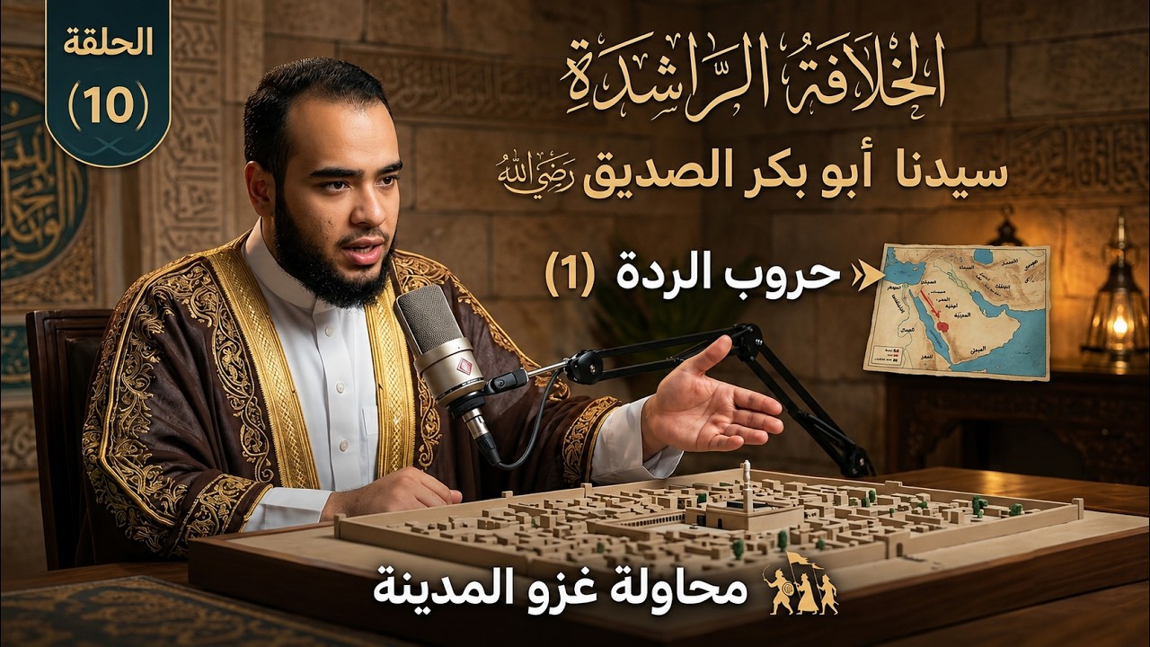 الخلافة الراشدة 10 | أبو بكر الصديق 10 | حروب الردة (1) محاولة غزو المدينة