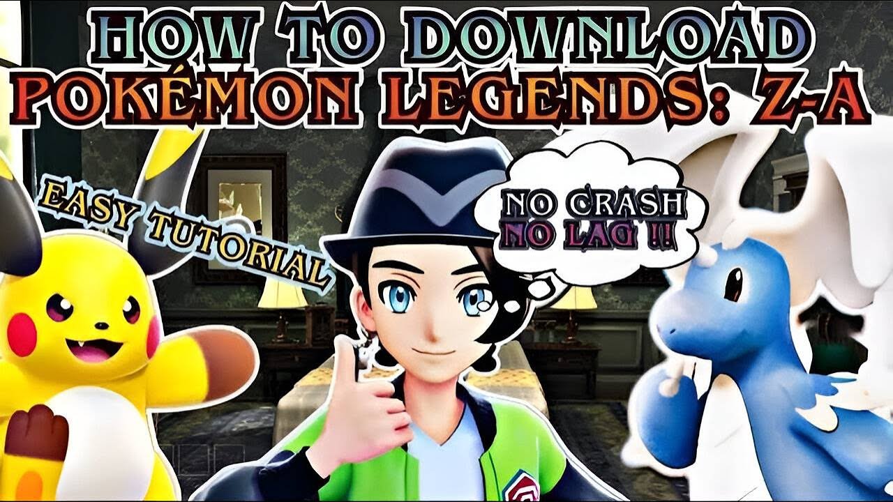 How To Download Pokemon Legends ZA on PC 🔥 | Eden Emulator | No Crash And No LAG !!