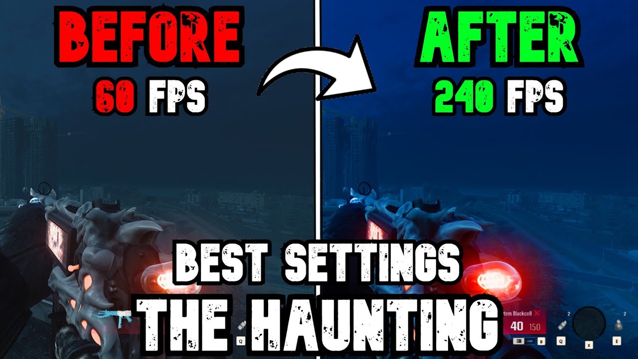 Best Warzone Season 6 THE HAUNTING Settings (Optimize FPS & Visibility)