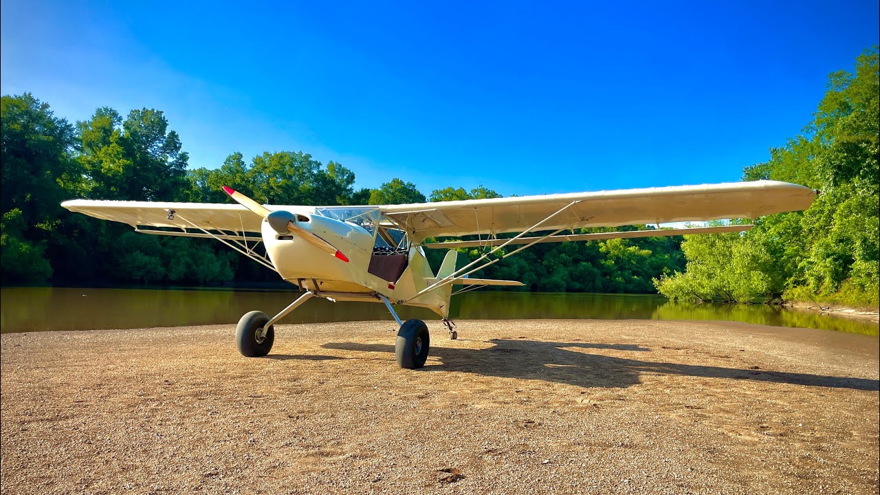 Airplane camping on the Oconee River! Avid Flyer, Kitfox, and Super STOL