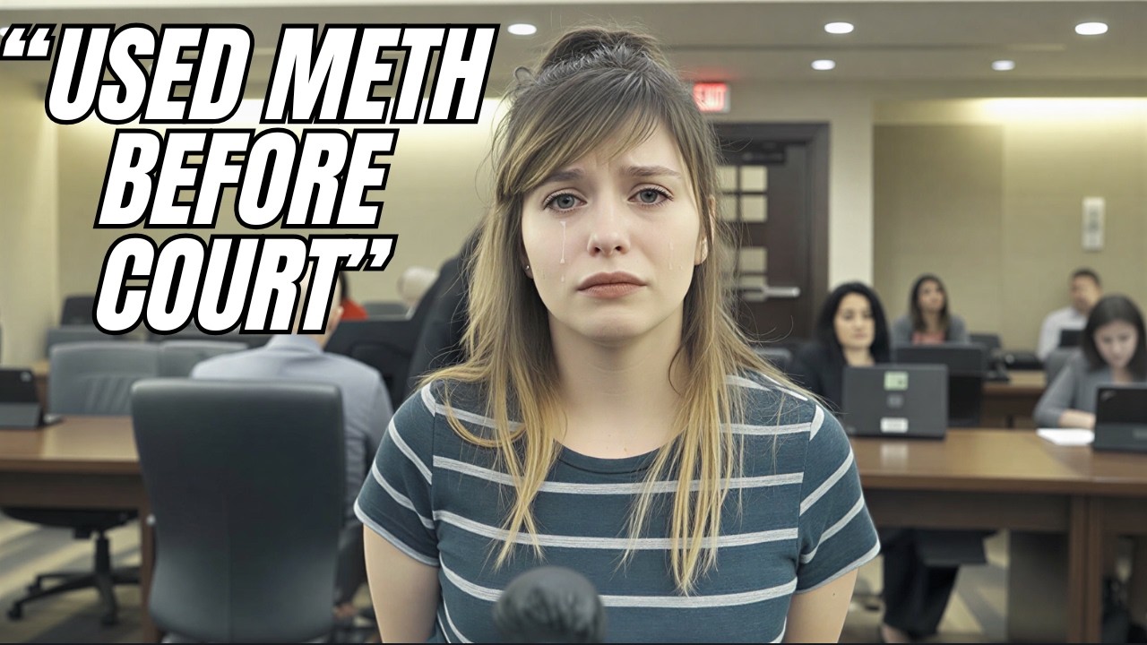 “She Used Meth Before Court — Then Argued With the Judge About the Amount ⚖️🔥”