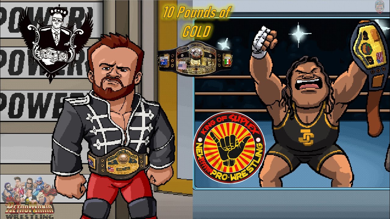 Becoming The NWA Worlds Heavyweight CHAMPION!!! - RetroMania Wrestling | 10 Pounds of Gold Mode