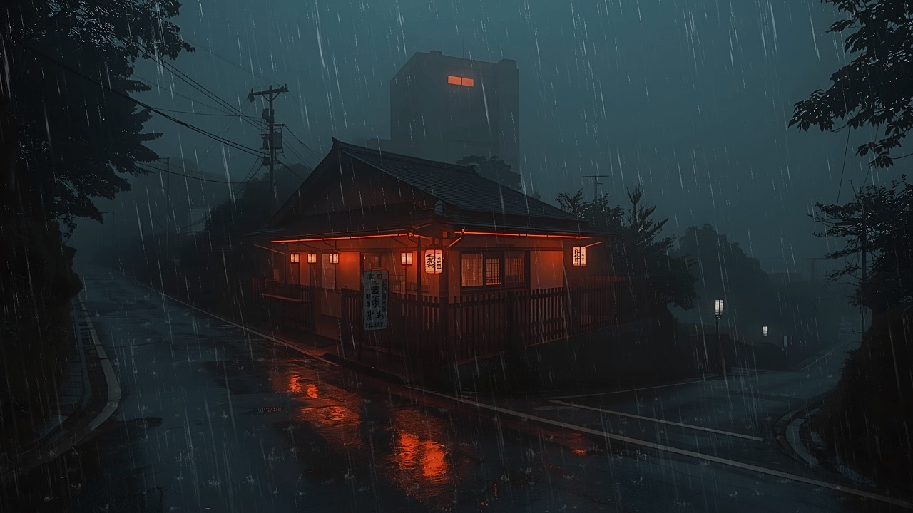 Rain Sounds in Tokyo ☔ Lofi Hip Hop Playlist for Deep Sleep All Night ~ Lo fi Playlist