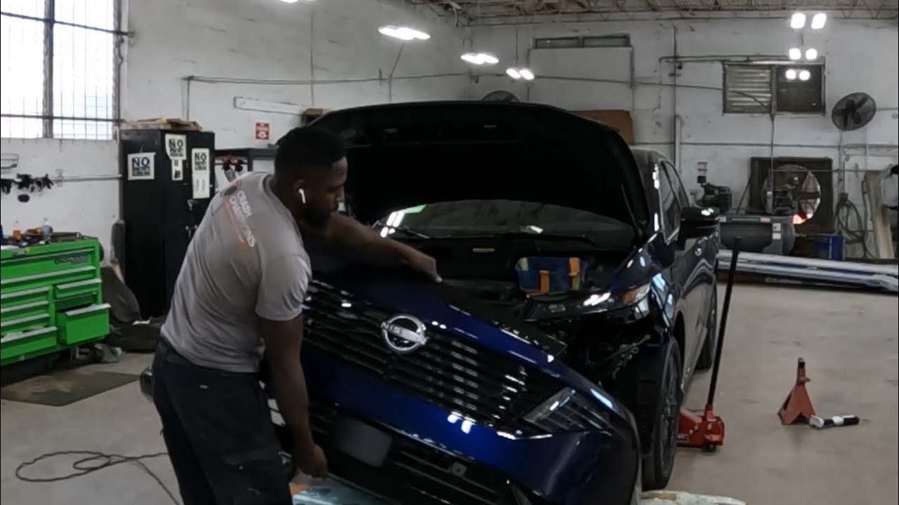 DIY# 2025 Nissan murano how to take the front bumper and headlight off