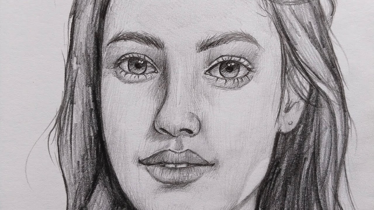 Как нарисовать лицо девушки, используя метод Лумиса: пошаговый урок.