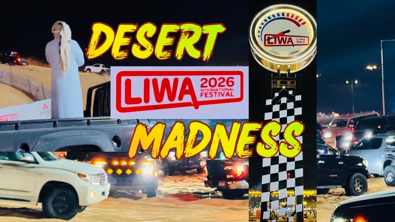 🔥LIWA Festival UAE 2026 | Craziest Desert Festival In Abudhabi Malayalam | Monster Cars in Desert🏎️