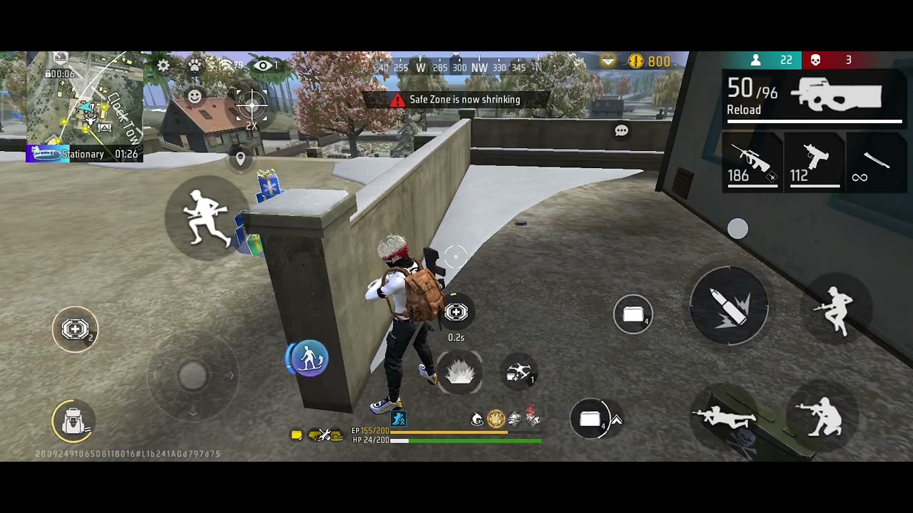 Unlimited IMO Groza gun in free fire | new year 2026 | #freefire #trendingvideo #viralvideo 