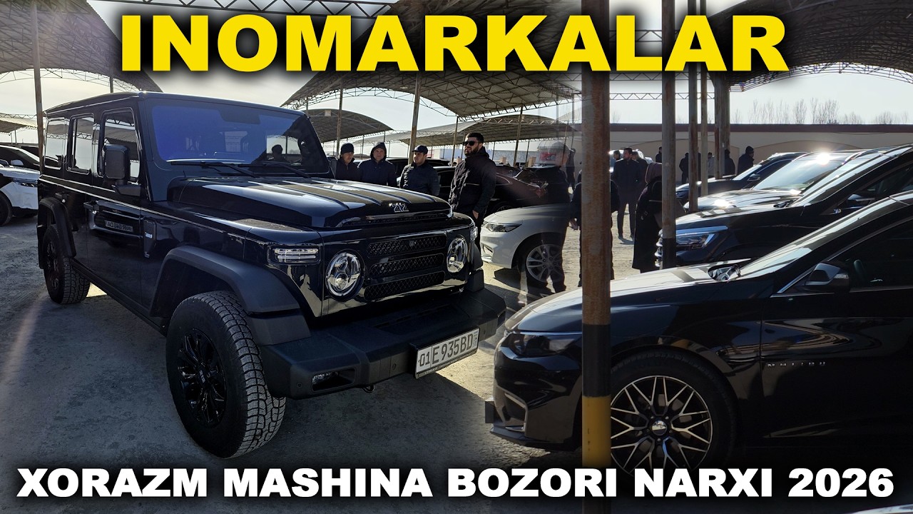 ARZON INOMARKALAR CAPTIVA EQUINOX MALIBU 1-2 CHERY ONIX TRACKER NARXI XORAZM MASHINA BOZORI 2026