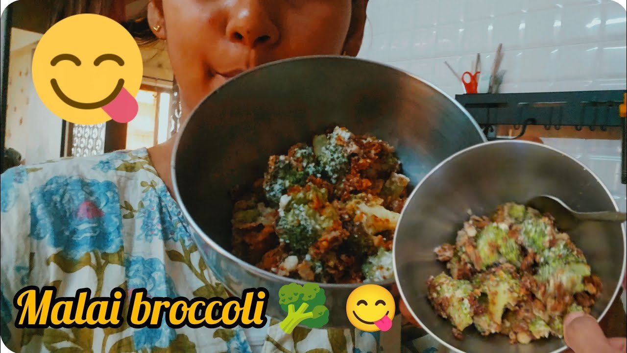 So.maine v try karli viral recipe Malai broccoli 🥦 😋 👌 @supermomvlog03 