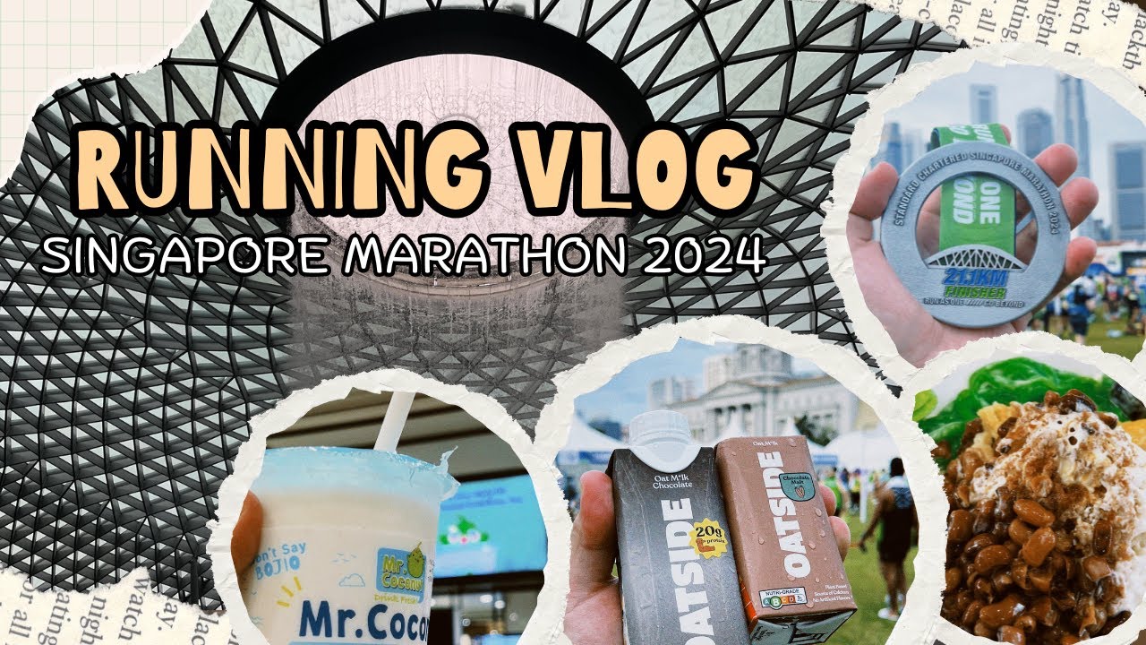 Running Vlog 7｜2024渣打新加坡馬拉松｜21K marathon｜Singapore Marathon 2024