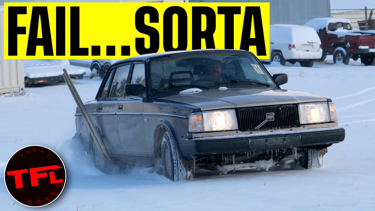 How Does an Old Volvo Do In The Snow? We Try To Rally One To Find Out!