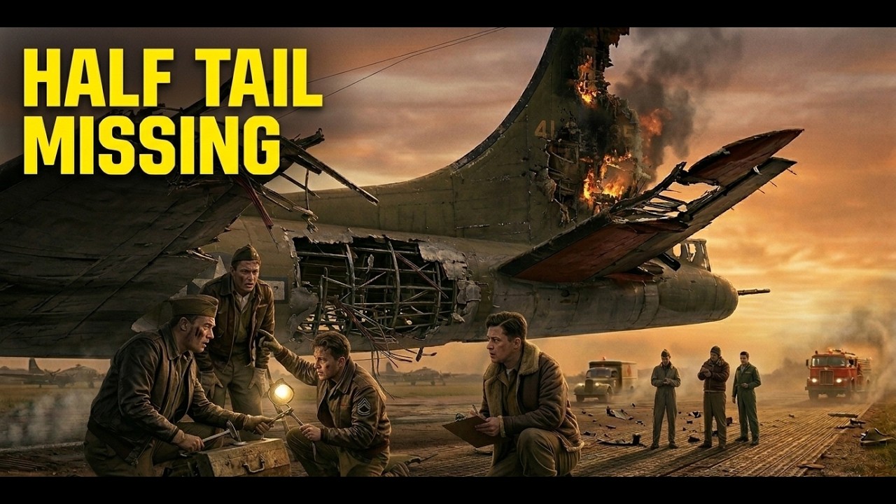The B-17 That Landed With Half Its Tail Missing