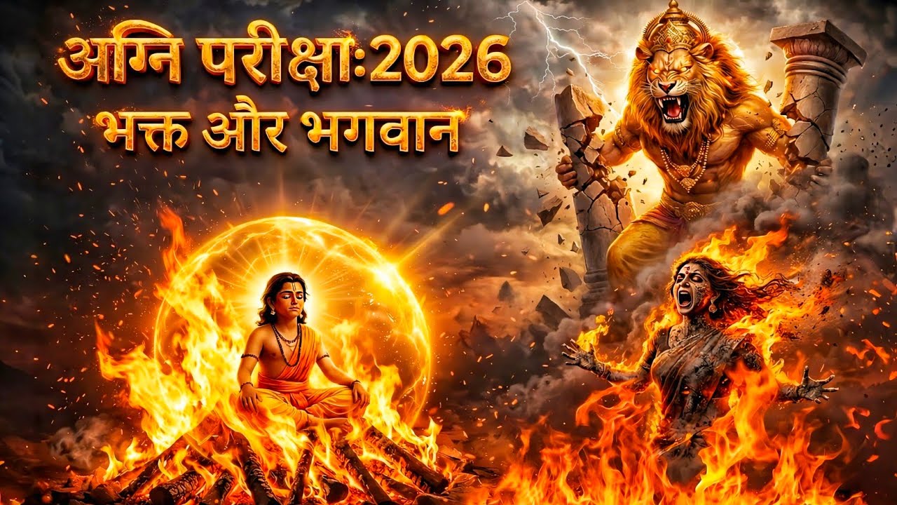 Narasimha Avatar: The Power of Faith ⚡ | Holika Dahan Bhakti Song | Prahlad Story