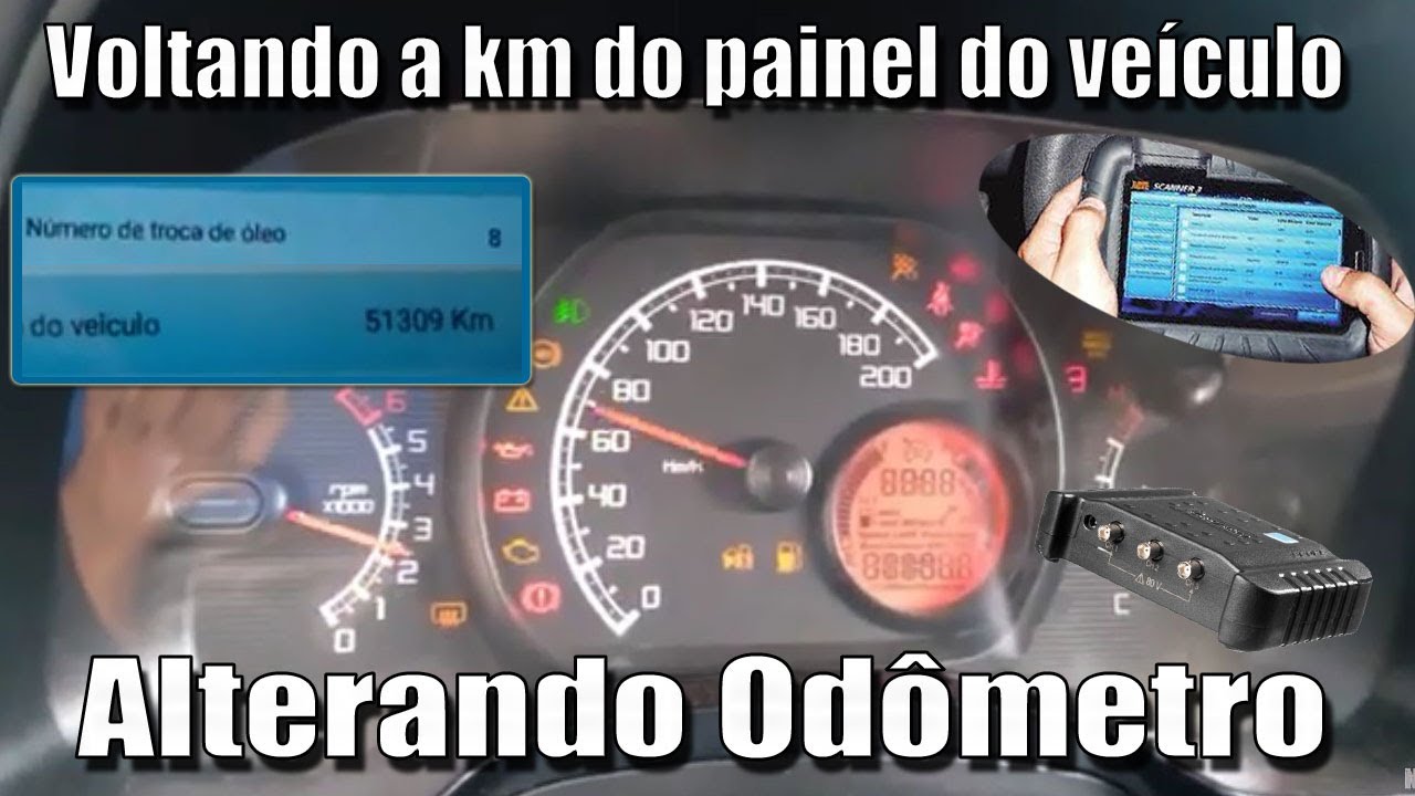 Voltando Km da Strada • Correção de quilometragem no painel com Raven Scanner