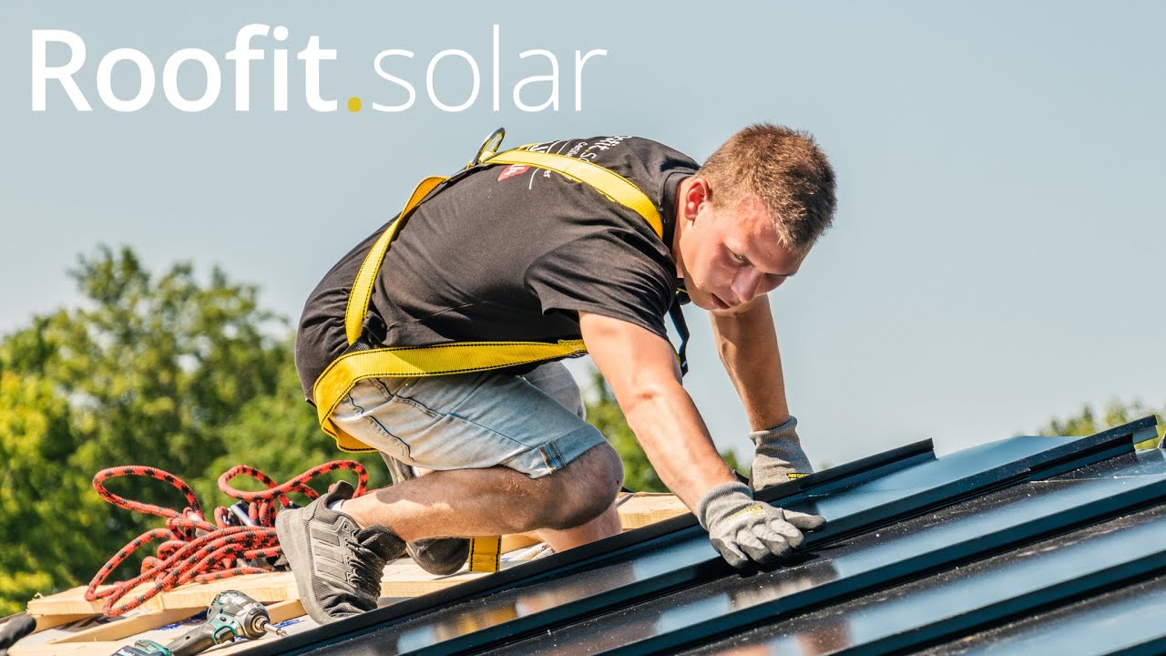 Roofit.Solar –  Solar Roof Installation with Click Solar Panels from Start to Finish
