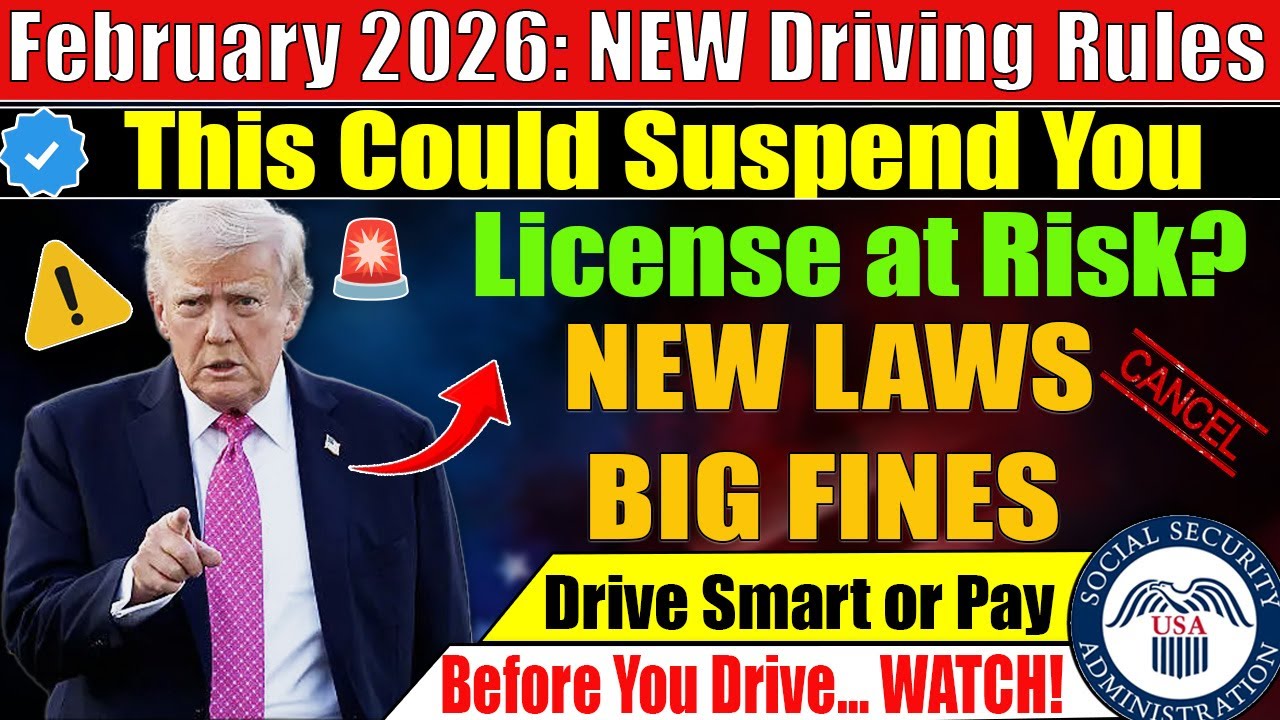 5 Major Driving Law Changes in the USA (February 2026) That Drivers Can&rsquo;t Ignore