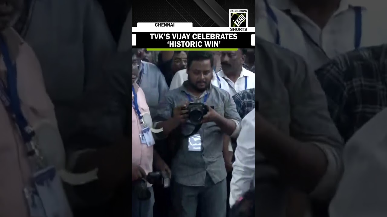TVK chief Vijay receives certificate after winning election from Perambur seat in Tamil Nadu