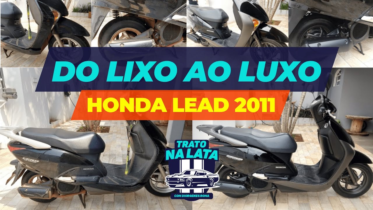 Honda Lead Do Lixo ao Luxo | Pintura e montagem (Passo a passo) Trato Final