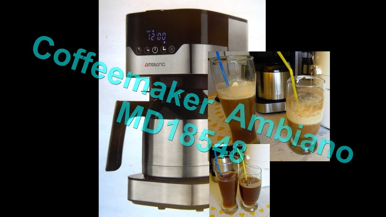 Ambiano Coffeemaker MD 18458, Juicer BRAUN  MP50.How to make an apple coffee coctail. 👍👍👍👍👍👍👍