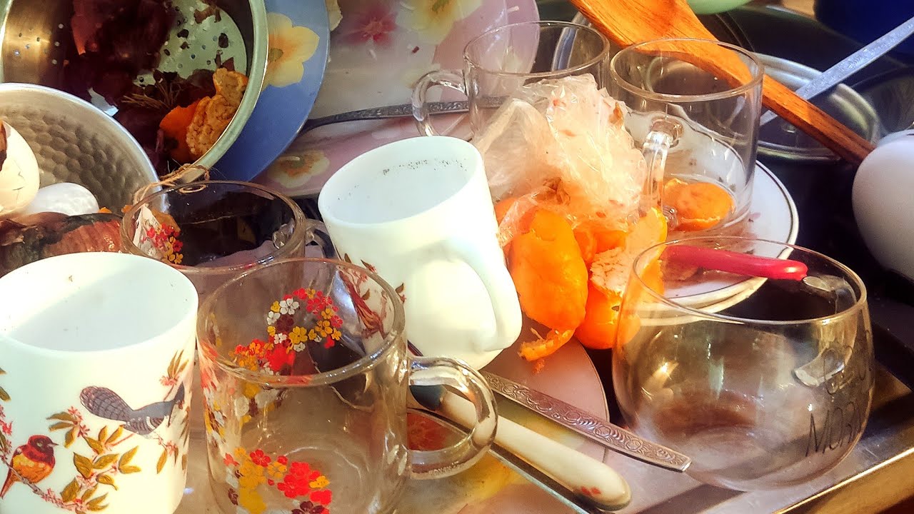 A Peaceful Dish Washing to Reset Your Mind🧽