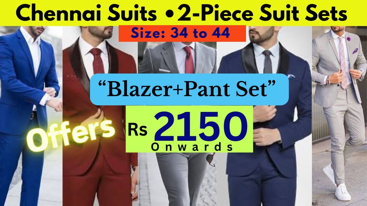 Men’s Wedding Suits Chennai | Men’s Low Price Blazers, Coat Suit, Jodhpuri Suits Chennai |
