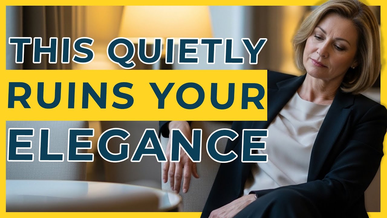 The Way You Sit Quietly Ruins Your Elegance