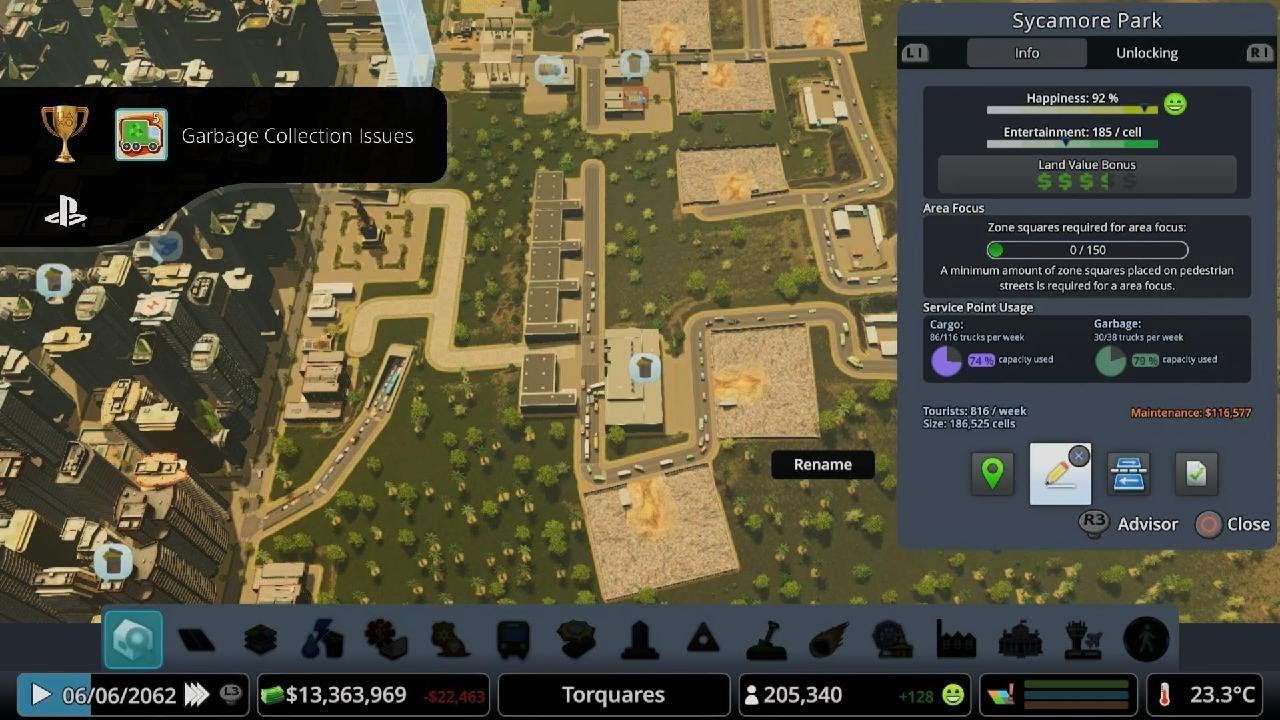 Cities: Skylines - Garbage Collection Issues Trophy (PS4/PS5)