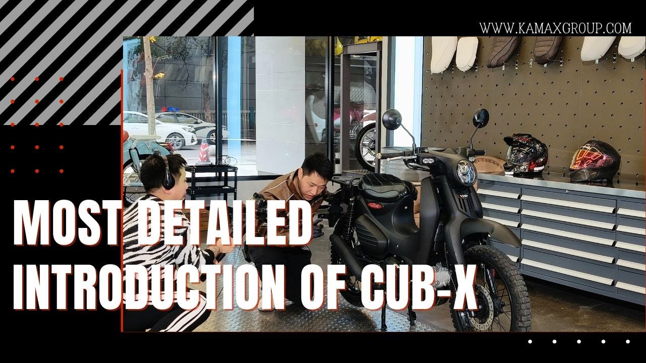 KAMAX CUB-X: Upgraded Version of the CUB PRO | Enhanced for All-Terrain Rides 