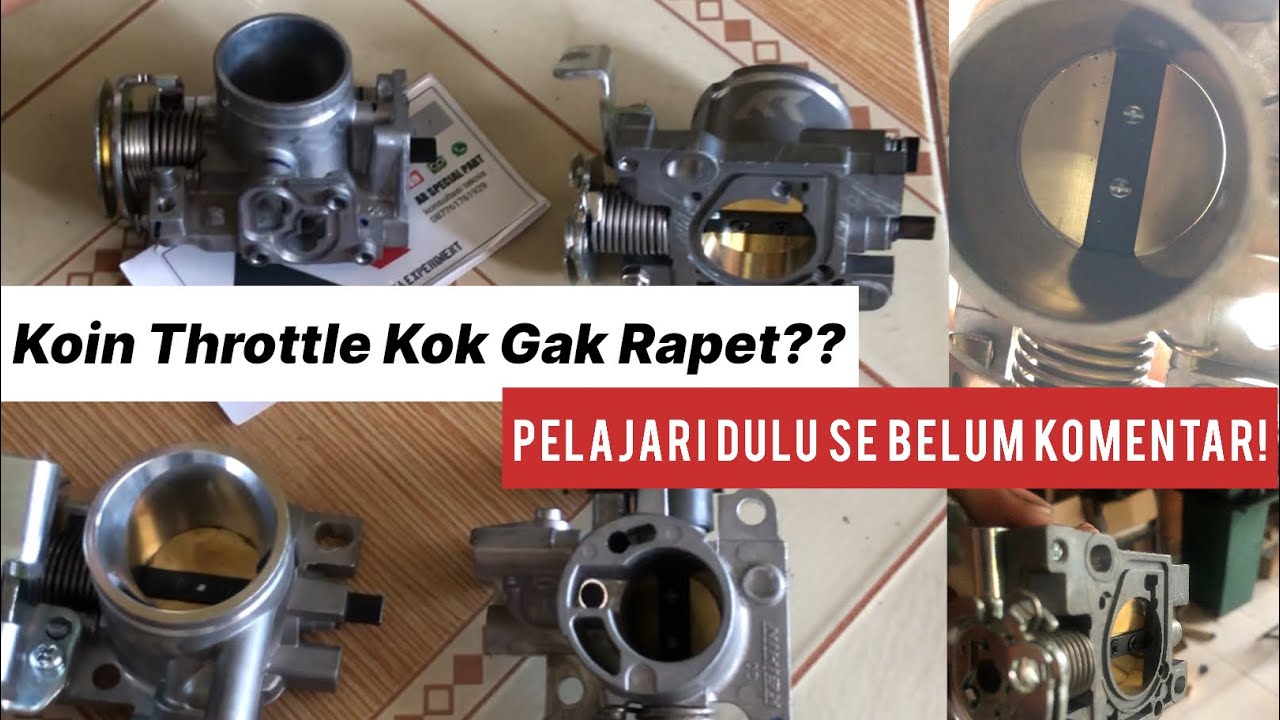 Koin Throttle body kok gak Rapet?? Begini cara Cek nya, Pelajari dulu Sistem nya!