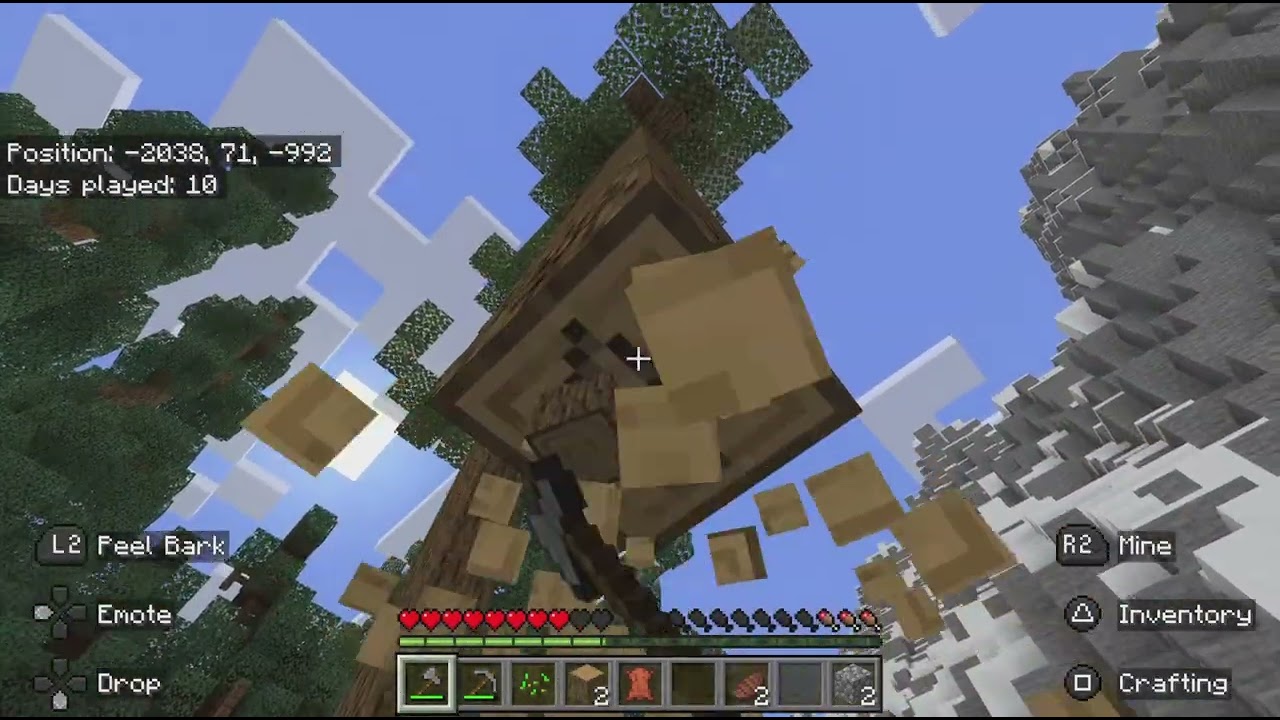 getting across the World in Minecraft