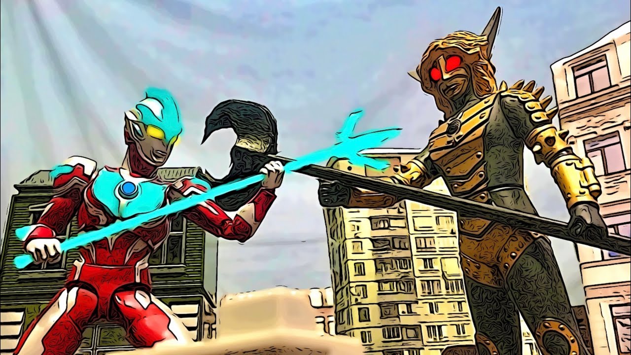 Ultraman Ginga vs Alien Babalou / Imitation Victory | Ultraman Stop Motion | LJPL Animation